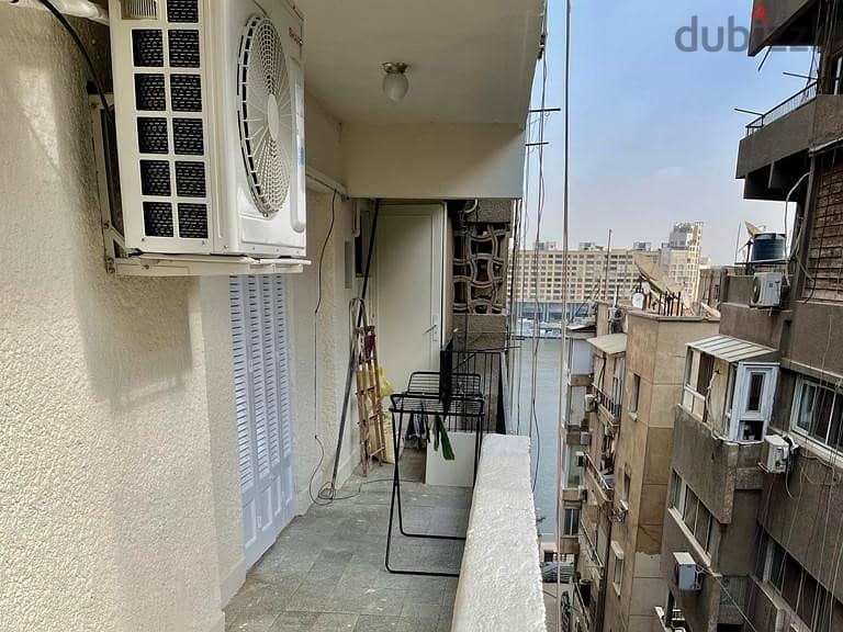 Modern furnished apartment for daily rent in Zamalek, overlooking the Nile 13