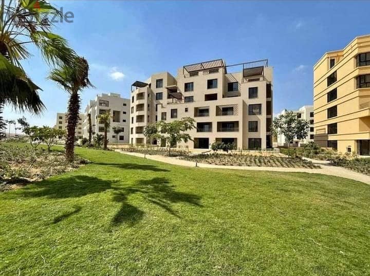 شقة بجاردن للبيع بكمبوند أويست Apartment with garden for sale at Owest 1