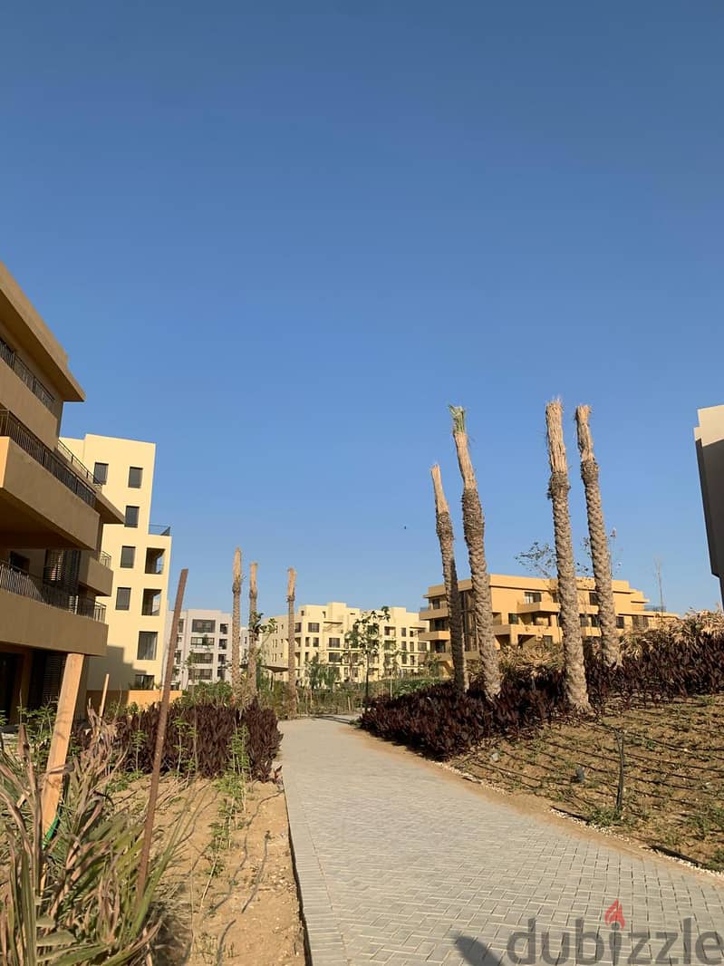 شقة بجاردن للبيع بكمبوند أويست Apartment with garden for sale at Owest 16