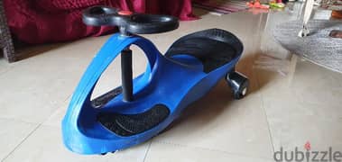 Kids Ride On Swing Car - Blue and Black Color