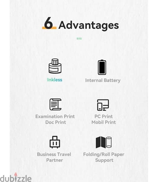 PERIPAGE Bluetooth Thermal Printer, with A4 Thermal Paper 9 rolls 4