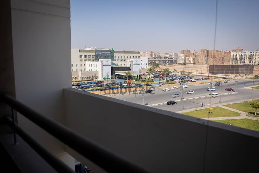 An administrative office for sale in Heliopolis, at Rich Point Mall, located on Joseph Tito Axis in front of the airport 25
