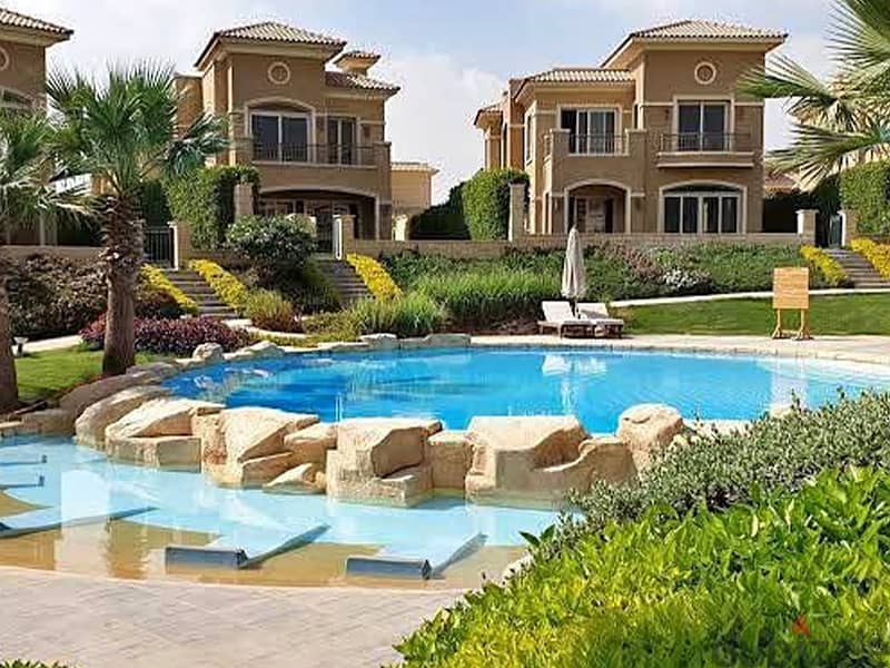 فيلا جاهزة للمعاينة عند كايرو فيستفال سيتي التجمع ف كمبوند ستون بارك  _villa for sale in stone park near cfc 6