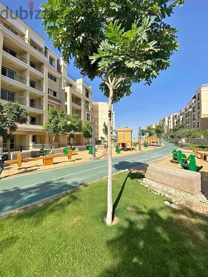 Apartment for sale in the Fifth Settlement in Taj City Compound, in interest-free installments, with a distinctive view with a landscape view 28