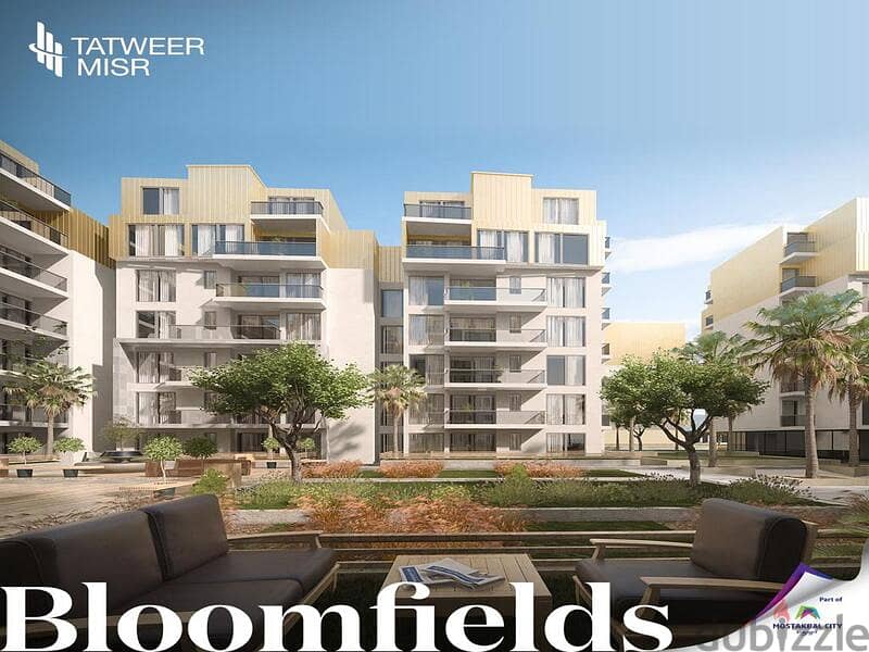 Apartment for sale in Bloomfields in the heart of Golden Square, with a 10% down payment and equal installments in Bloomfields 20