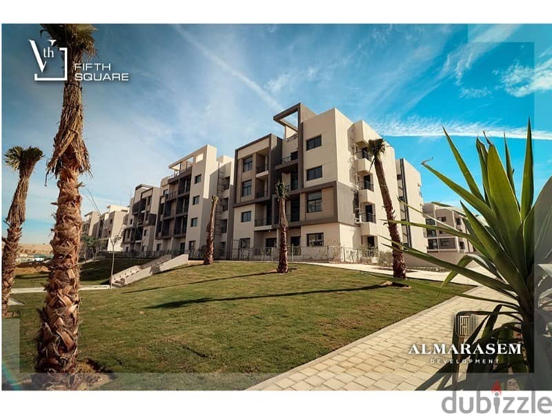 Apartment for sale in installments, fully finished, with air conditioners, with the largest open view and landscape 6