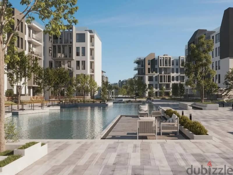 apartment for sale with lagoon view in Rivers zayed  شقه 3 غرف للبيع فيو لاجون بريفرز بزايد الجديده 3