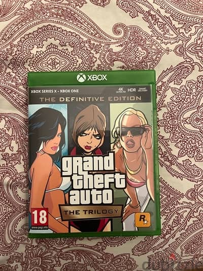 GTA 3 & Vice city & San Andrias Xbox one , serious X