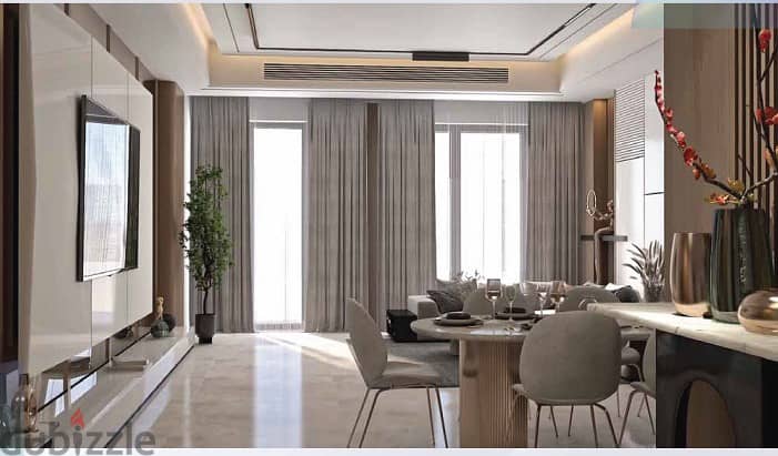 Apartment 150 meters at the starting price, with payment over 10 years, the second number of the embassy district, with the strongest developer, 4