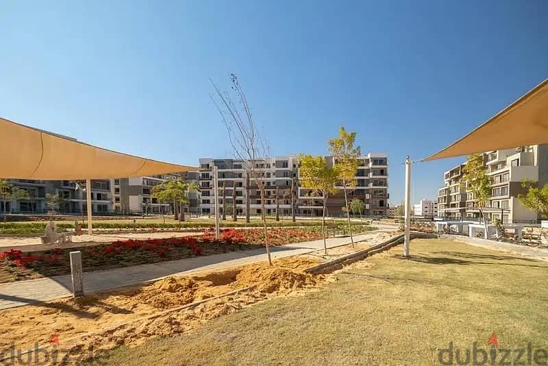 Apartment for sale, fully finished, with air conditioners, in the largest landscaped view   One parking slot 8