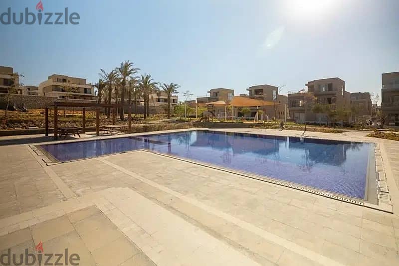 Apartment for sale, fully finished, with air conditioners, in the largest landscaped view   One parking slot 11