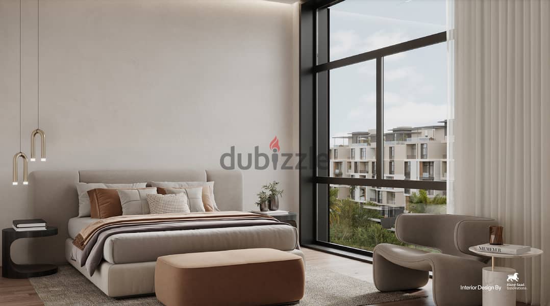 Apartment for sale with a 5% down payment and installments over 10 years in the Administrative Capital, directly in front of the Embassy District 9