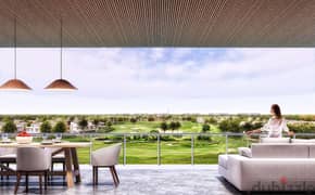 With a 5% down payment, your apartment is in the only compound with a golf course of 115 acres, in the best location in Mostaqbal City, and the longes