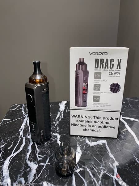 Voopo Drag X with both MTL and DL tank 0