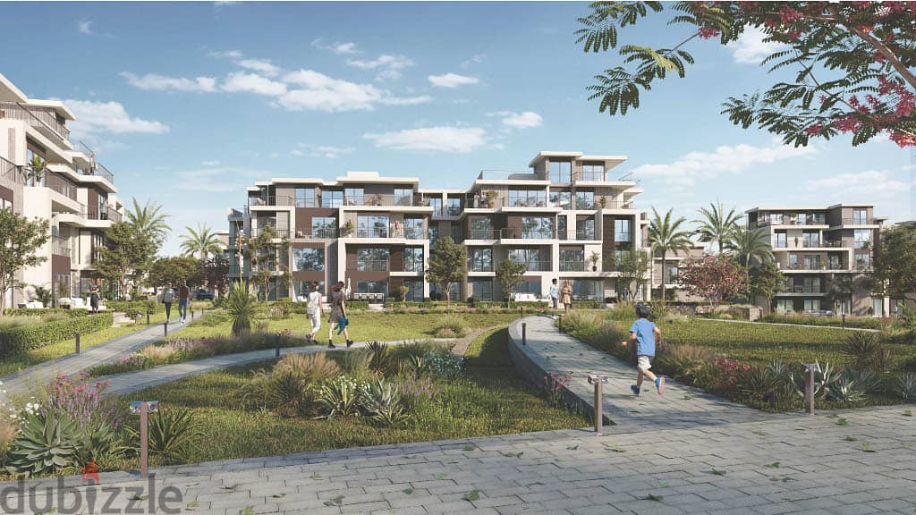 For sale at the price of the launch, a 150-meter apartment, “finished with air conditioners,” next to Sphinx International Airport in New Solana Zayed 1
