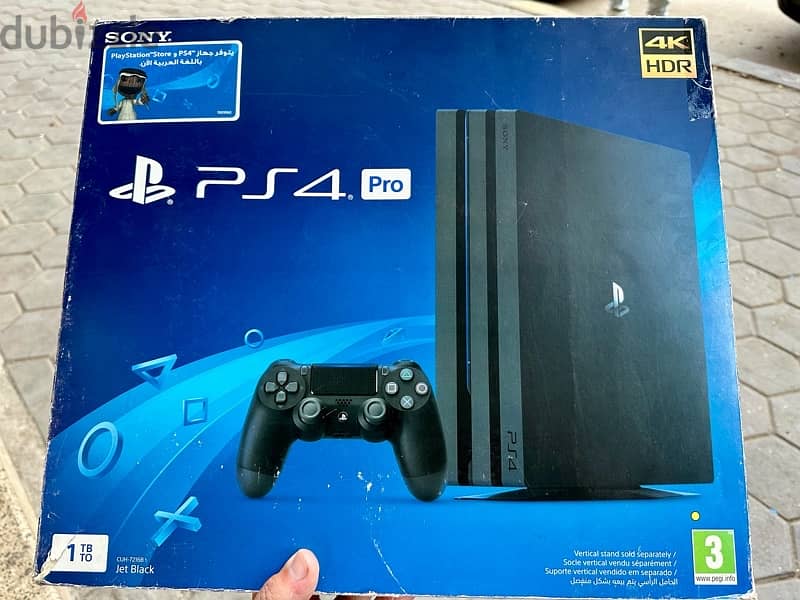 Ps4 Pro Playstation 4 Pro 4k 1 Terabyte + Full BOX Excellent condition 0