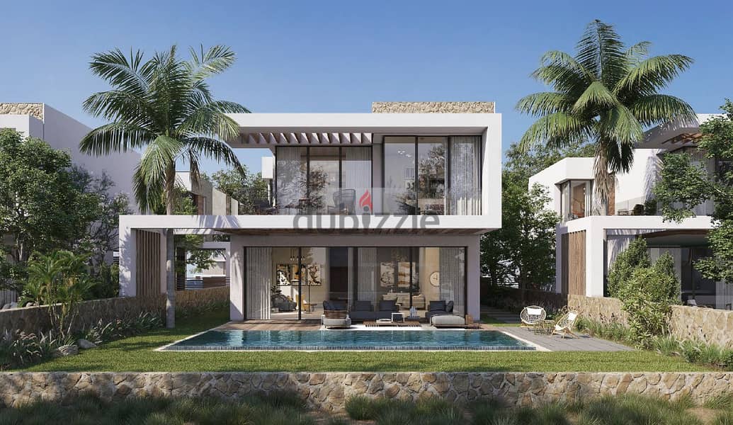 In installments over 9 years, a stand alone villa for sale in Azha village in the heart of Ras El Hekma on the North Coast 7