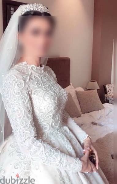 فستان فرح للإيجار ملوش مثيل /wedding dress for rent 3