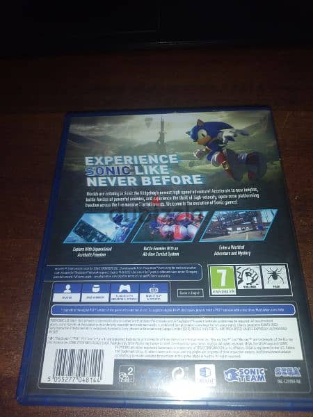 SONIC FRONTIERS PS4 GAME UNUSED 1