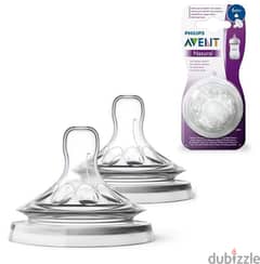 philips Avent Natural Teat Thick feed +6M (set of 2) 0