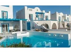 Chalet for sale, finished, with air conditioners, in the North Coast, Sidi Abdel Rahman, Mountain View