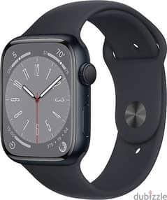 Apple smart watch series 8 size 45 mm col midnight