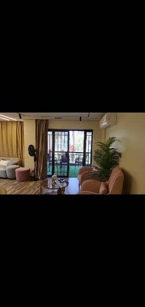 شقةايجارمفروش في مدينتي 170م ارضي بحديقه Apartment for rent 4