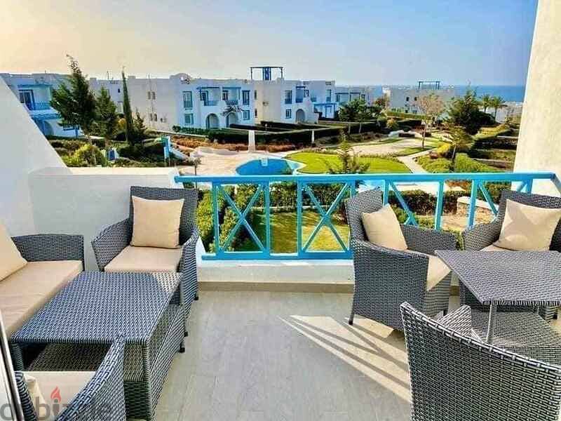 Villa for sale, first row, on the lagoon, fully finished, in Mountain View, Sidi Abdel Rahman, next to Marassi and Hacienda, North Coast 2