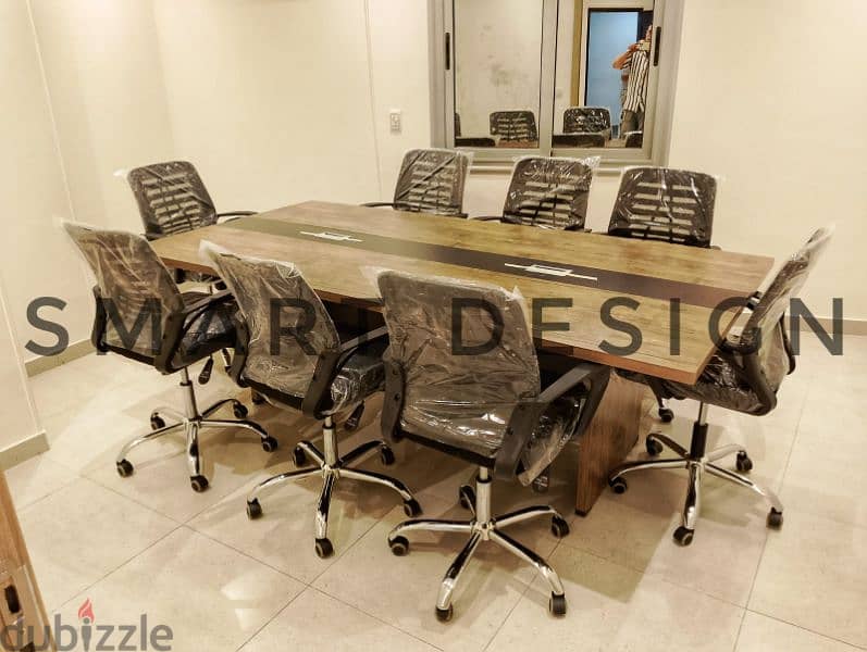 ميتنج روم/ترابيزة مودرن/ترابيزة اجتماعات خشبmdfاسباني Meeting table 0