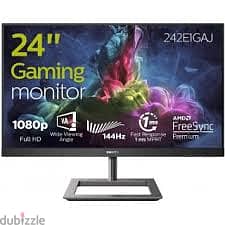 Philips Gaming 242E1GAJ - 24 inch FHD Monitor, 144 Hz, 1ms, VA, AMD F