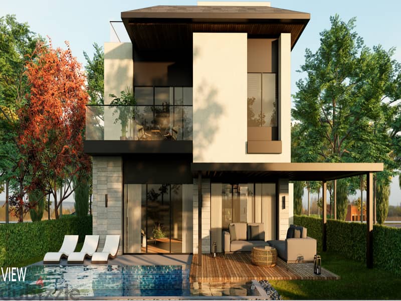 Sky Villa *Resale* with a private roof area with a view directly onto the lagoon in Telal East 0