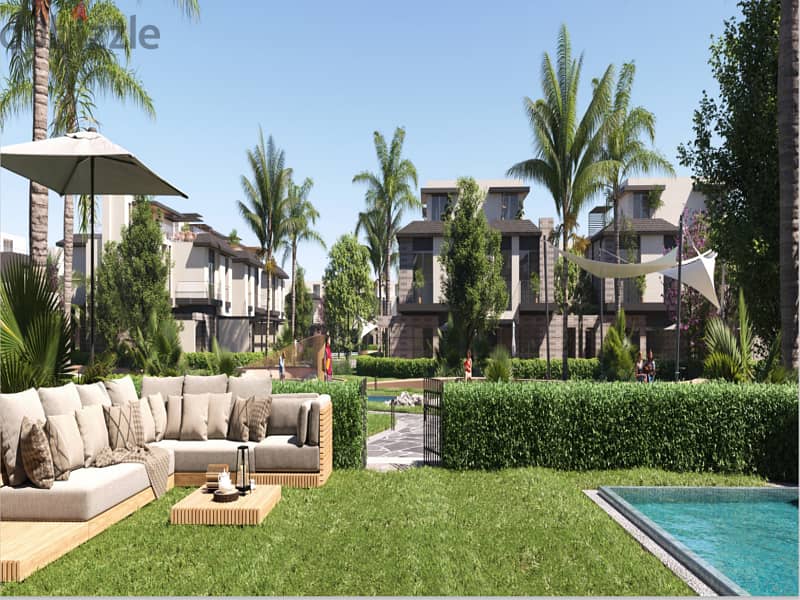 Sky Villa *Resale* with a private roof area with a view directly onto the lagoon in Telal East 2