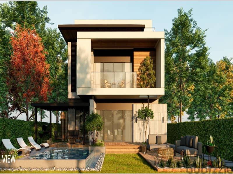 Sky Villa *Resale* with a private roof area with a view directly onto the lagoon in Telal East 6