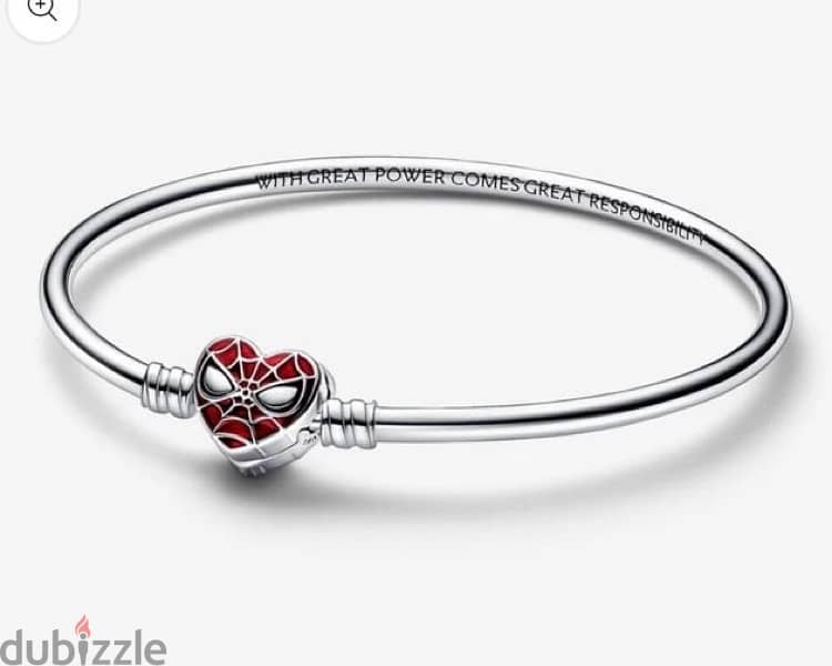 Pandora bracelet and charm (Marvel Spiderman) 0