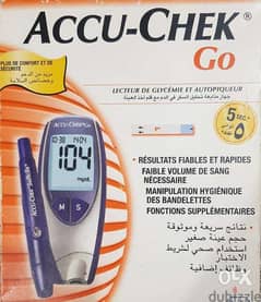 Roche Accu-Chek Go Blood Glucose Meterجهاز قياس سكر الدم