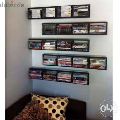 7 (New) IKEA Wall CD/DVD/Books Racksحوامل اسطوانات وكتب