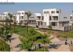 Townhouse with immediate receipt, finished, with air conditioners, sea view, in Al Burouj Compound
