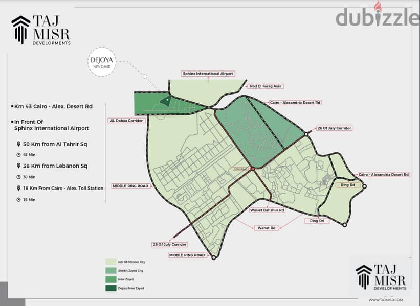 for sale 2 bed fully finished in Dejoya new Zayed with 5%DP 3