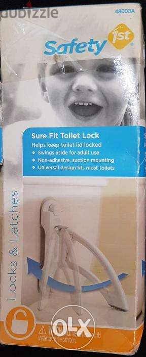 Toilet Lock for children's safety & hygienefety مانع فتح التواليت 1