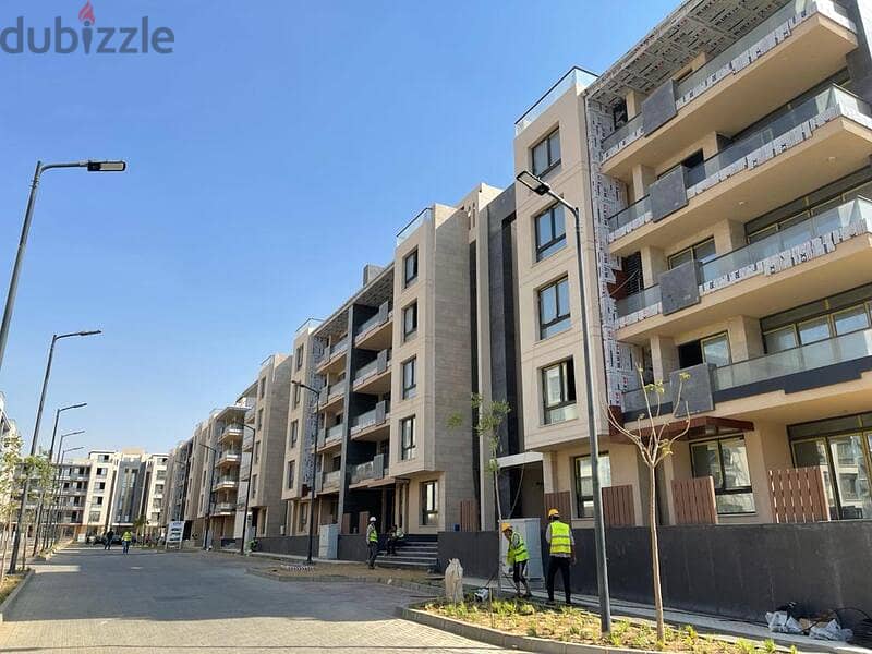 With a 10% down payment, Ready own your apartment with a distinctive roof, 4/3 finishing, in Azad Compound in the heart of the Fifth Settlement 6