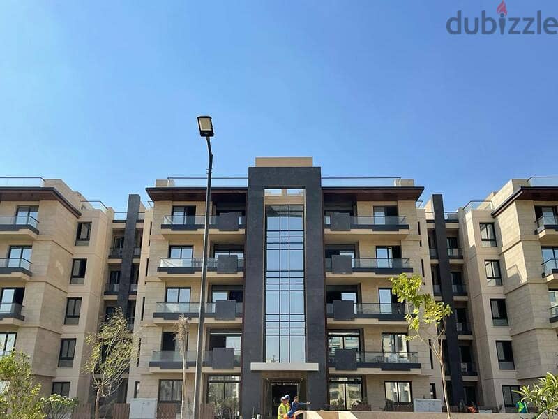 With a 10% down payment, Ready own your apartment with a distinctive roof, 4/3 finishing, in Azad Compound in the heart of the Fifth Settlement 12