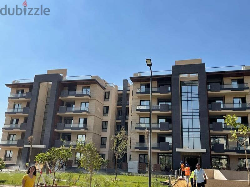 With a 10% down payment, Ready own your apartment with a distinctive roof, 4/3 finishing, in Azad Compound in the heart of the Fifth Settlement 14
