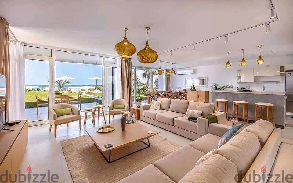 Fully Finished Chalet with private garden and Panoramic Sea View in | Seashore | Hyde Park North Coast | with instalments over 8 years Ras El-Hekma 5
