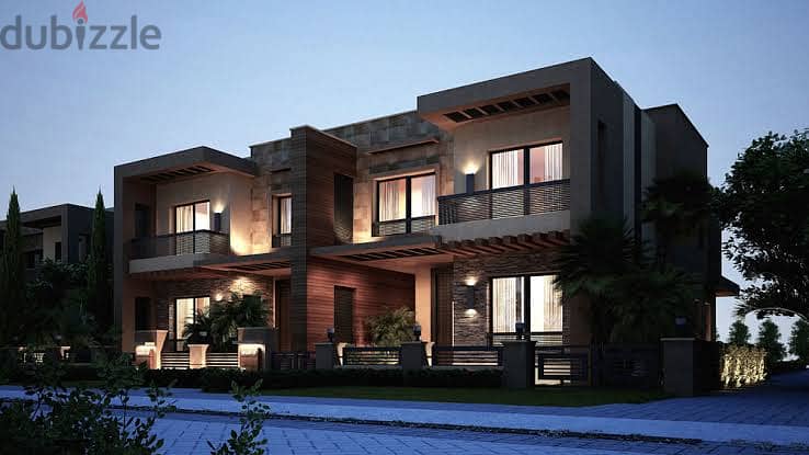 Twin House for sale New Giza Compound in Gold Cliff 7