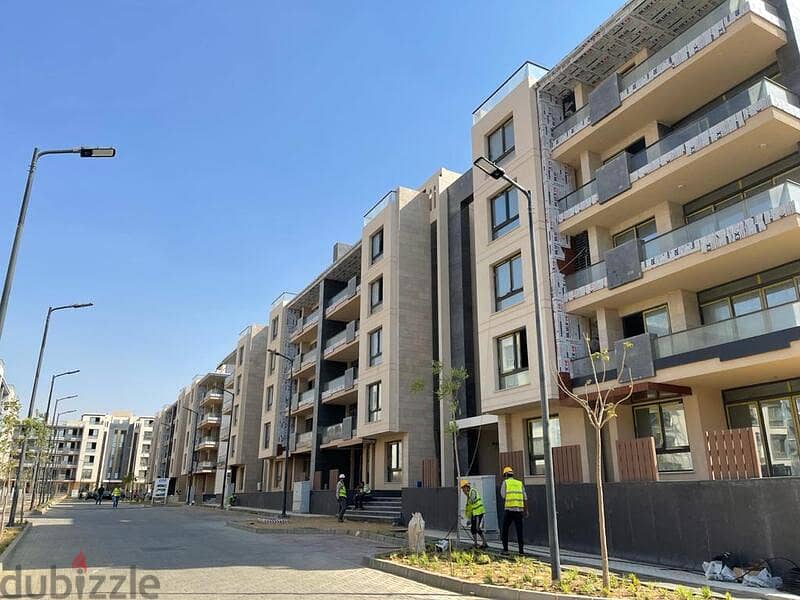 3-bedroom apartment for sale in Azad Compound in the heart of Fifth Settlement | Ready To Move ,4/3 finishing | view of the landscape and the swimming 2