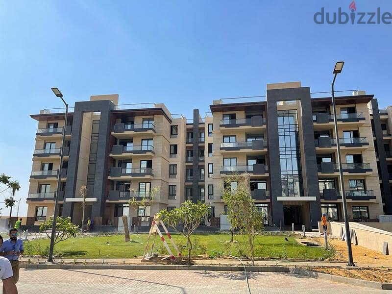 3-bedroom apartment for sale in Azad Compound in the heart of Fifth Settlement | Ready To Move ,4/3 finishing | view of the landscape and the swimming 4