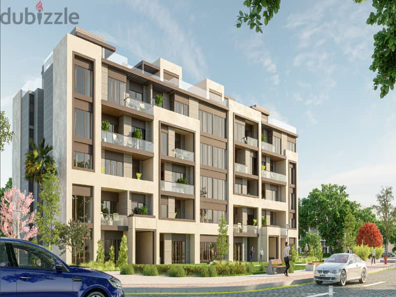 3-bedroom apartment for sale in Azad Compound in the heart of Fifth Settlement | Ready To Move ,4/3 finishing | view of the landscape and the swimming 9