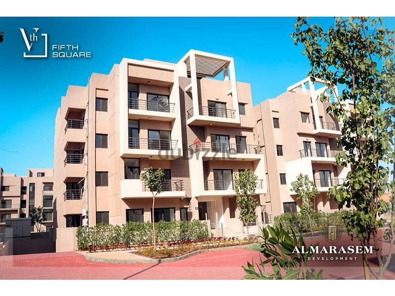 Fully finished apartments for sale in Bahri View Landscape in installments in Al Marasem, Fifth Settlement 2