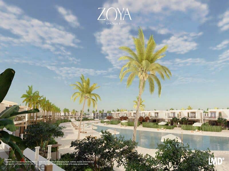 Own a chalet without a down payment and get a discount for a limited period on the price of the unit, fully finished with air conditioners, in Zoya 13