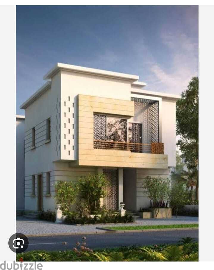 The last twin house for sale, ready for viewing, at the old price, in Sheikh Zayed, next to Palm Hills Club, in Jedar Compound 2